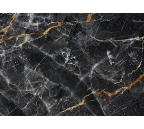 Tischset Vinyl | Dunkler und goldener Marmor Tischset Vinyl | Dunkler und goldener Marmor