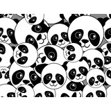 children's room rug vinyl | Panda dream children's room rug vinyl | Panda dream