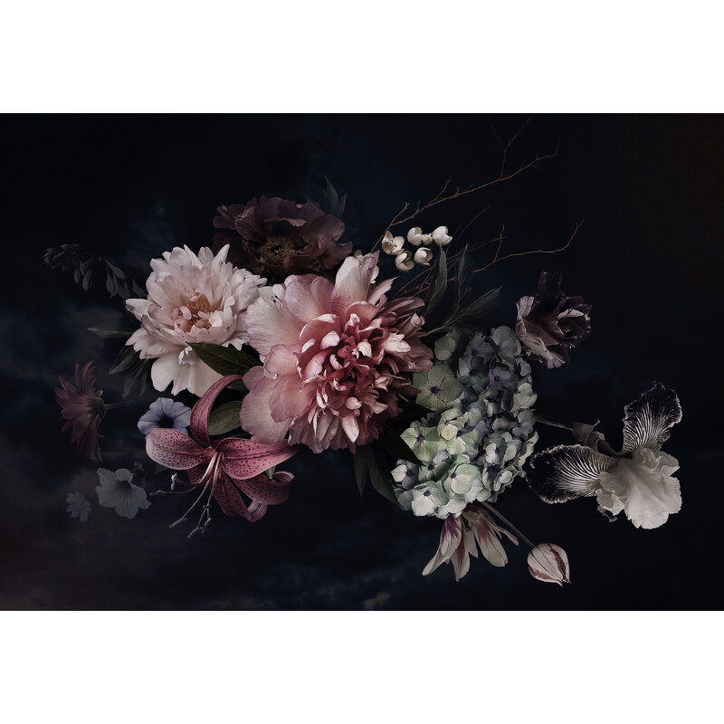 Napperon Vinyle | Bouquet sombre