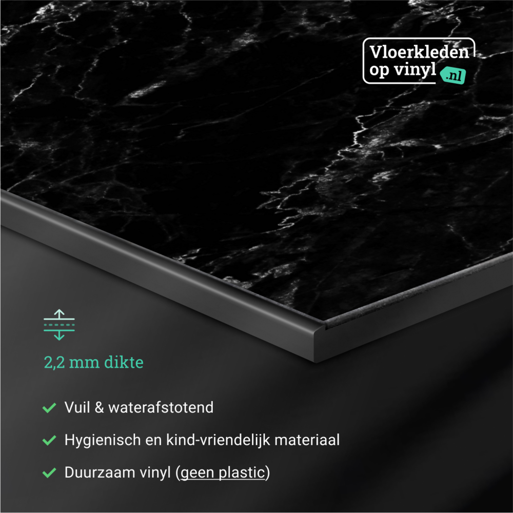 floorevents.com Inductie beschermer | dark marmer - Stijlvol & Duurzaam