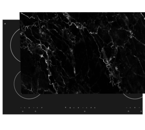 Induction protector  | dark marble