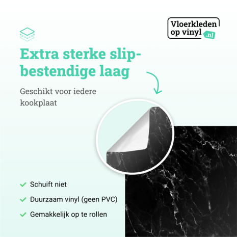 floorevents.com Inductie beschermer | dark marmer - Stijlvol & Duurzaam