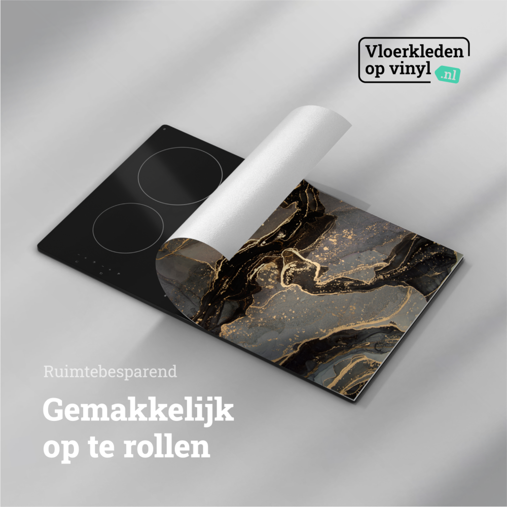 floorevents.com Inductie beschermer  | Gold marble