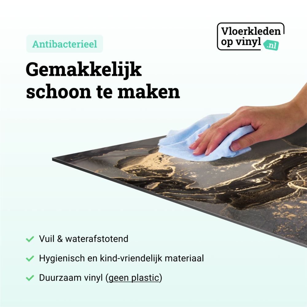 floorevents.com Inductie beschermer  | Gold marble