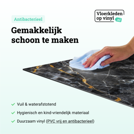 floorevents.com Induction protector  | Dark and gold marble