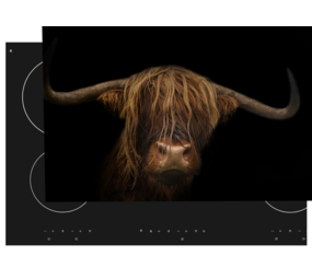 floorevents.com Inductie beschermer  | Schotse hooglander  dark