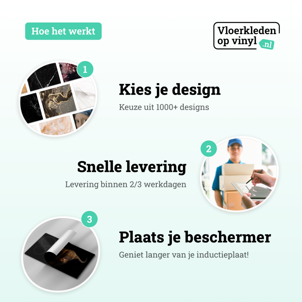 Inductie beschermer  | Schotse hooglander dark Inductie beschermer  | Schotse hooglander dark