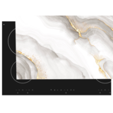 Inductie beschermer  | White sparkling marble Inductie beschermer  | White sparkling marble