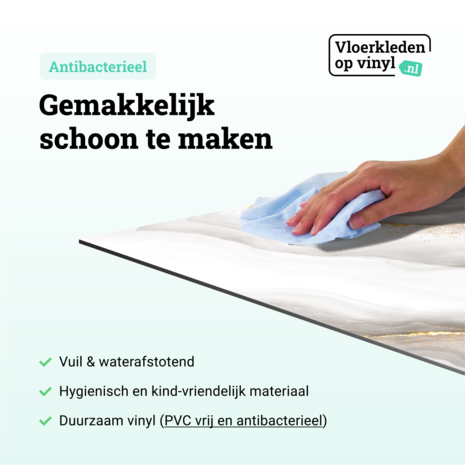 floorevents.com Inductie beschermer  | White sparkling marble
