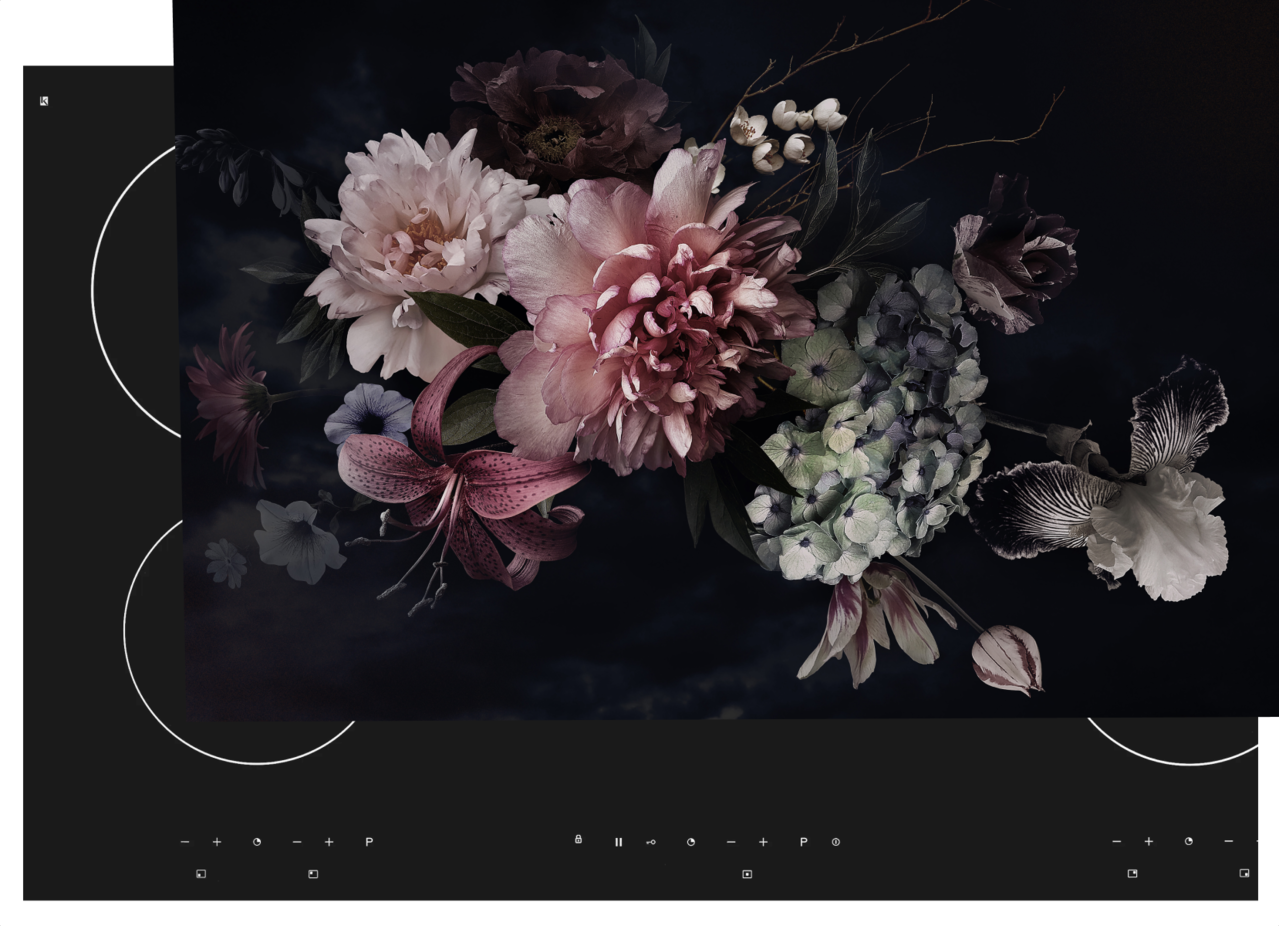 Induction protector | Dark bouquet Induction protector | Dark bouquet