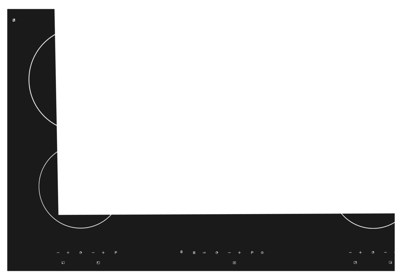 floorevents.com Inductie beschermer | Effen wit