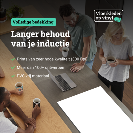 Inductie beschermer | Effen wit Inductie beschermer | Effen wit