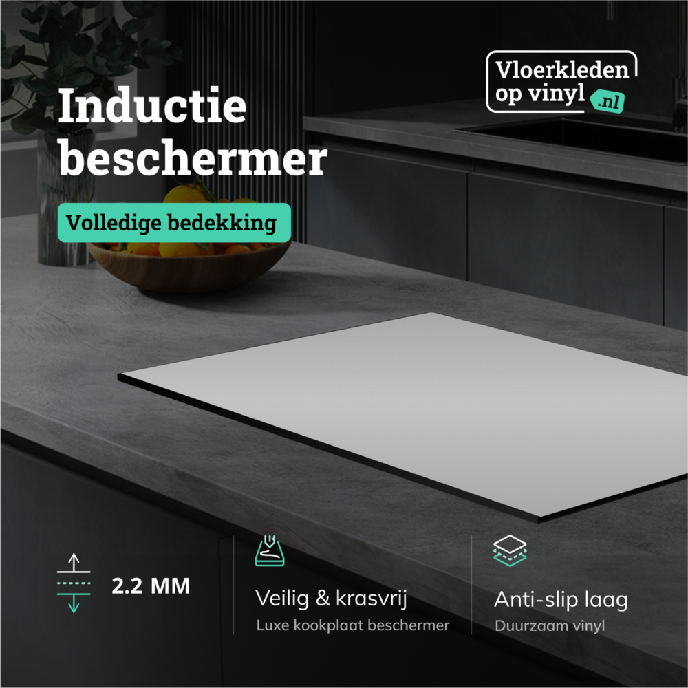 Induktionsschutz | Einfarbig weiß Induktionsschutz | Einfarbig weiß