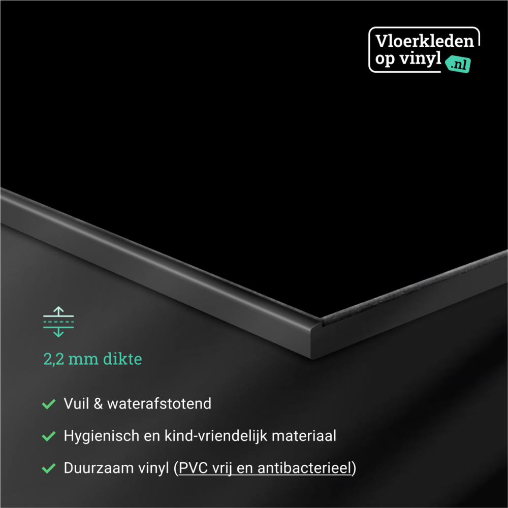 Inductie beschermer | Effen zwart Inductie beschermer | Effen zwart