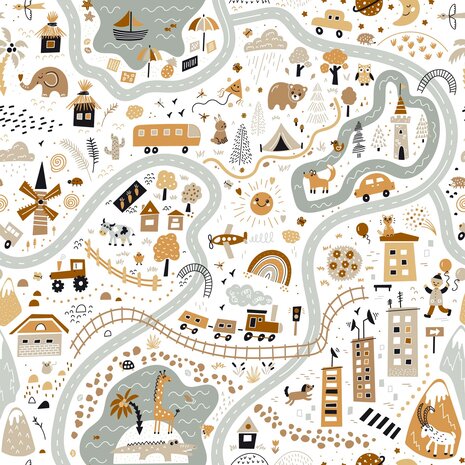 Spielteppich Vinyl | Stadt 2 Spielteppich Vinyl | Stadt 2