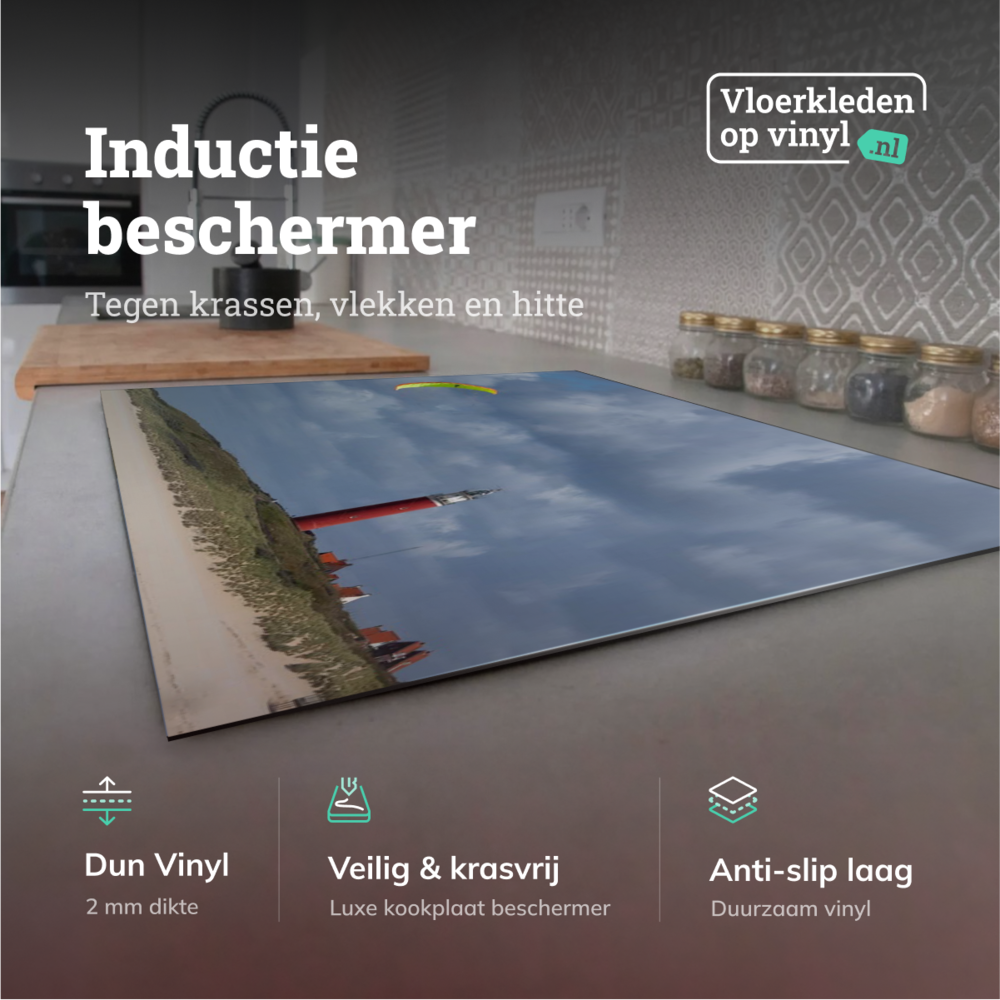 Inductie beschermer | Eiertoren vlieger vakantie