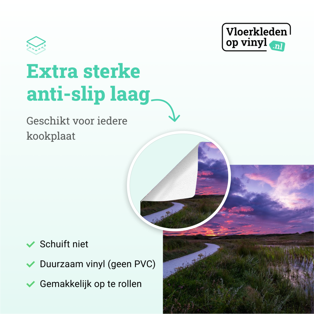 Inductie beschermer | De vijver bij schemering Inductie beschermer | De vijver bij schemering