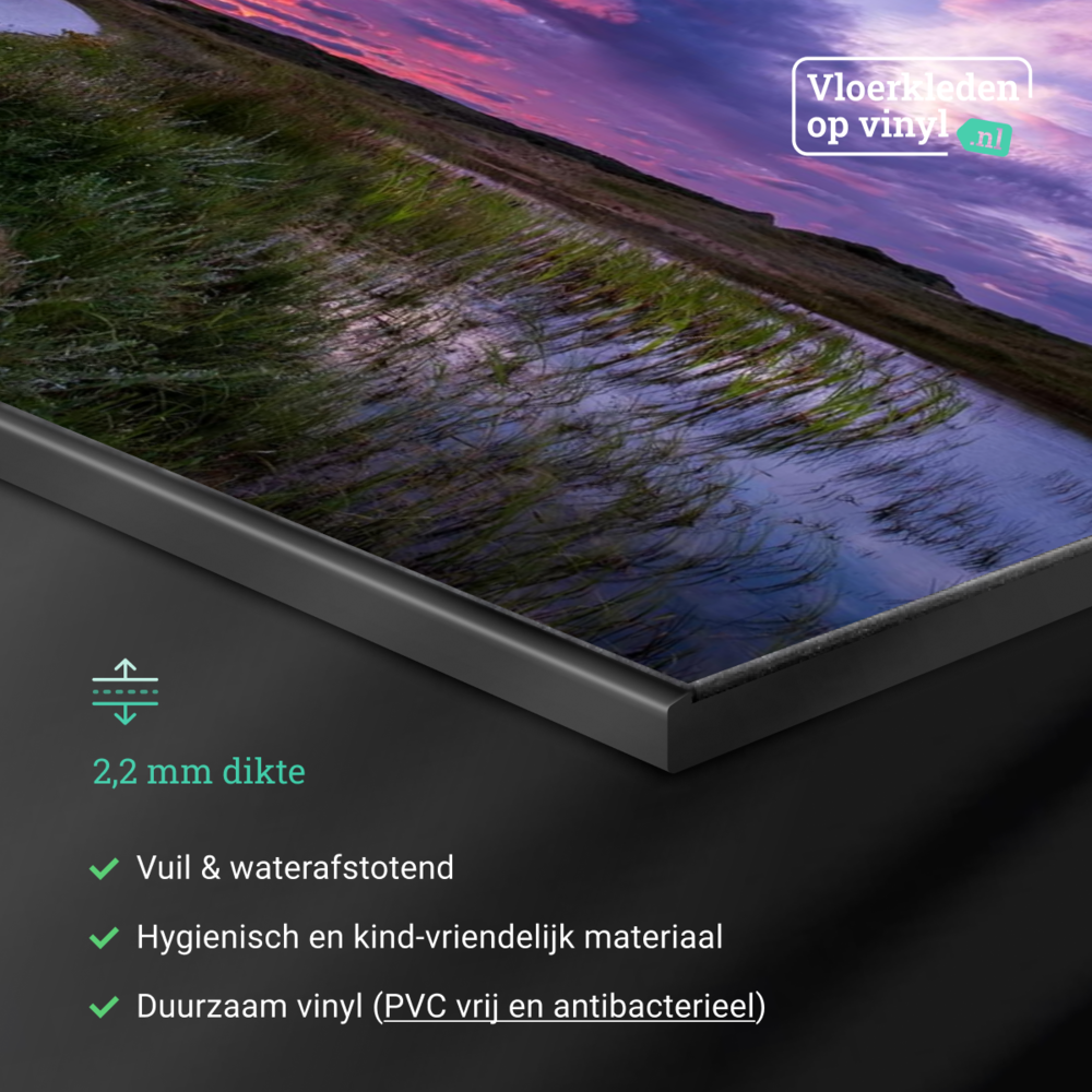 Inductie beschermer | De vijver bij schemering Inductie beschermer | De vijver bij schemering