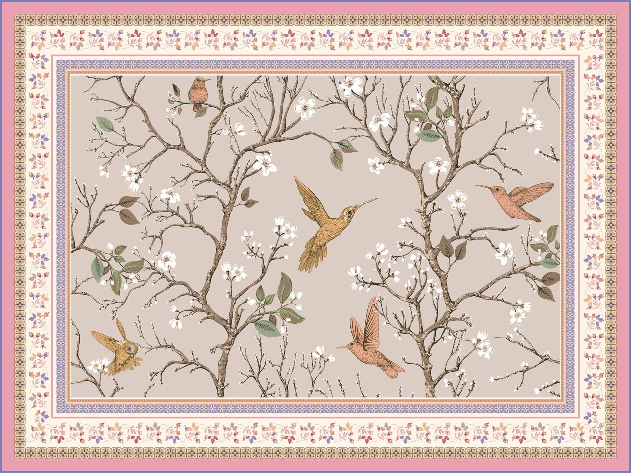 Tischset Vinyl | Birdie