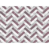 Placemat vinyl | Marmer visgraat grijs/oud roze Placemat vinyl | Marmer visgraat grijs/oud roze