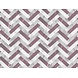 floorevents.com Vinyl placemat | Marble herringbone grey/old pink