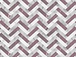 Placemat vinyl | Marble herringbone grey/old pink