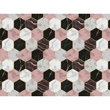 Tischset Vinyl | Rosa Marmor