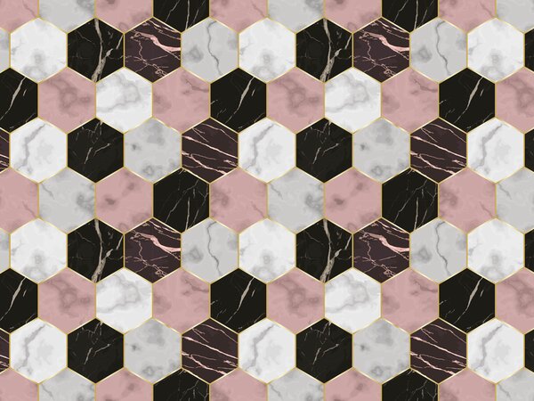 Vinyl placemat | Pink marble
