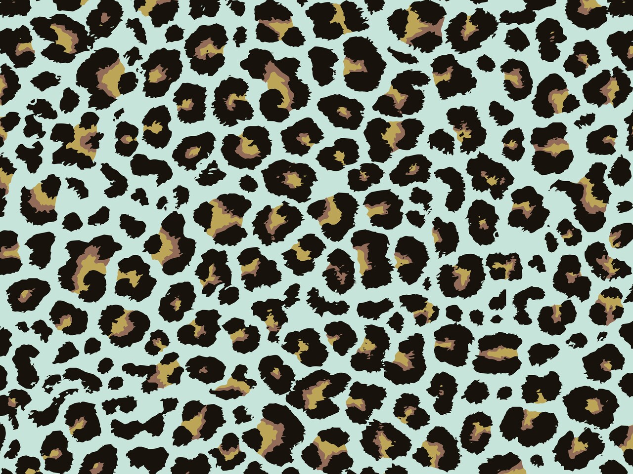 Children's room rug | Panther aqua Children's room rug | Panther aqua