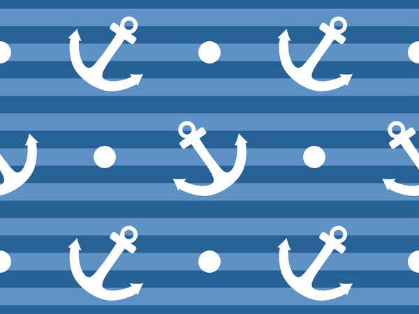 Kinderkamer kleed | Marine