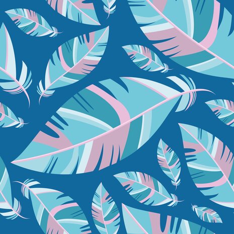 kinderkamerkleed vinyl | Veren blauw