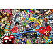floorevents.com Kinderzimmerteppich Vinyl | Graffiti-Kunst