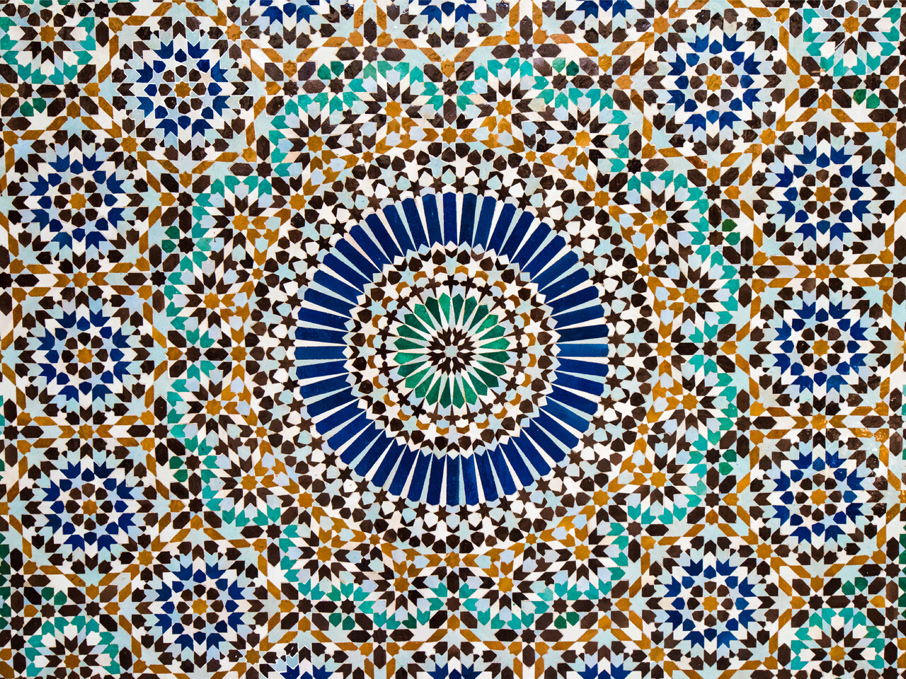 Vinyl rug | Blue dream