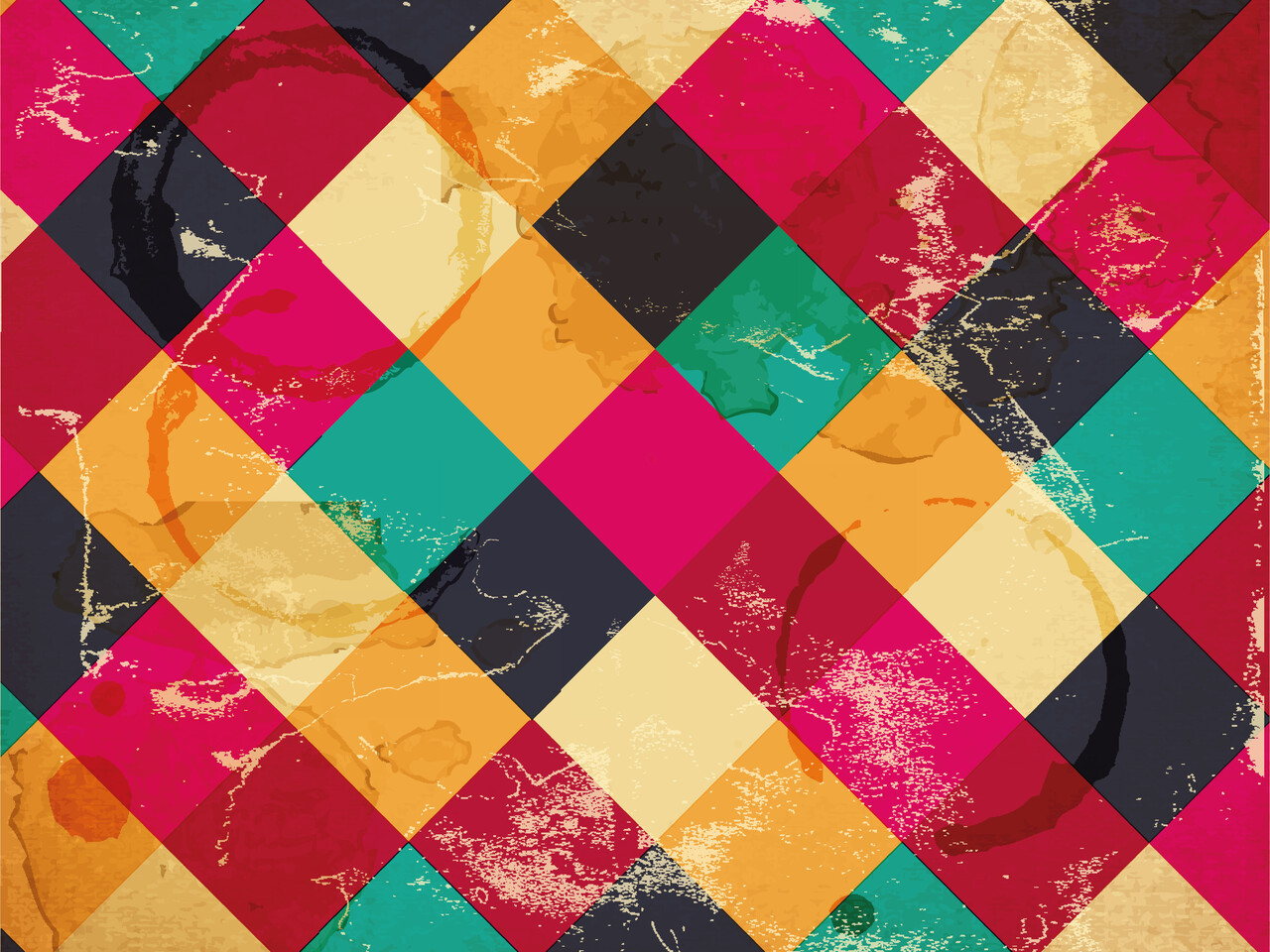 Vinyl rug | Vintage color