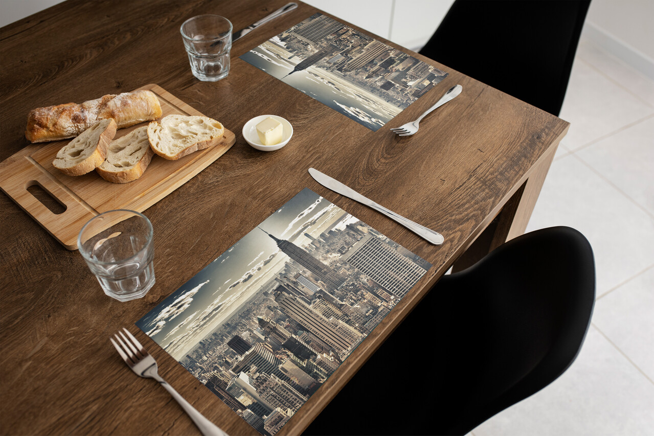 Tischset Vinyl | Urban New York 40x45