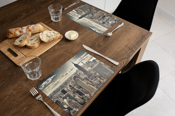 Vinyl placemat | Urban New York 40x45