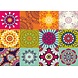 floorevents.com Tischset Vinyl | Retro-Blume