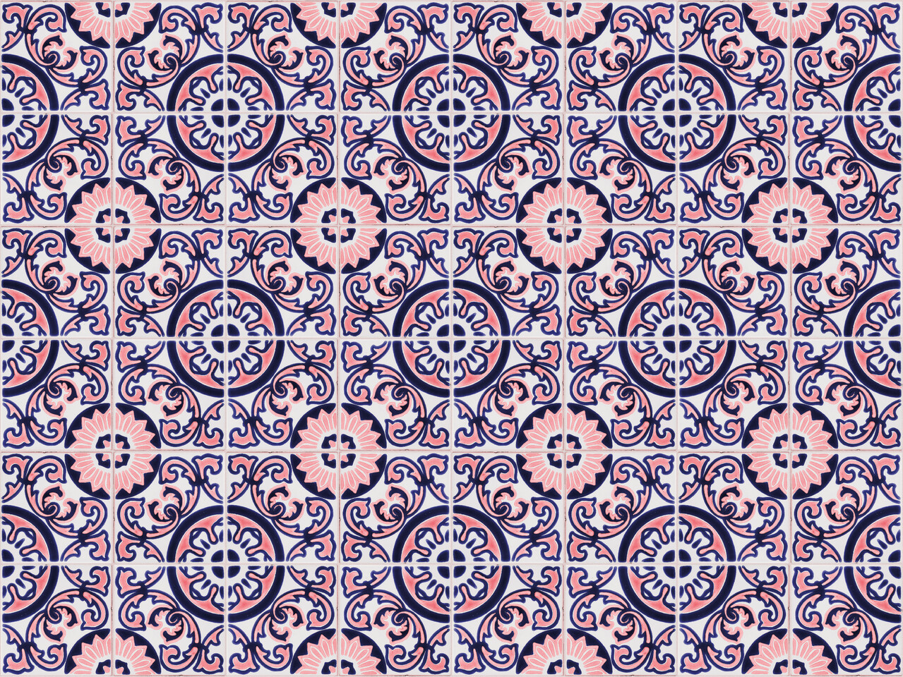 Vinyl rug | Red Tiles Vinyl rug | Red Tiles