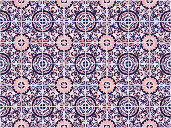 Vinyl rug | Red Tiles Vinyl rug | Red Tiles