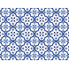 floorevents.com Vinyl rug | Blue Tiles