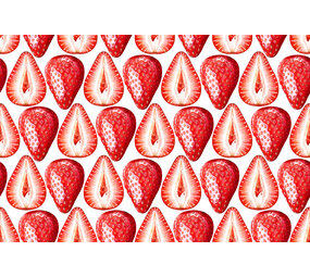 Placemat vinyl | Strawberries