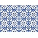 floorevents.com Placemat vinyl | Blauwe Tegels