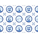 Tischset Vinyl | Holländische Fliesen