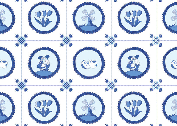 Placemat vinyl | Hollandse Tegels