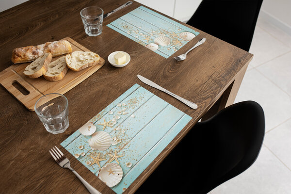 Placemat vinyl | Schelpen Placemat vinyl | Schelpen