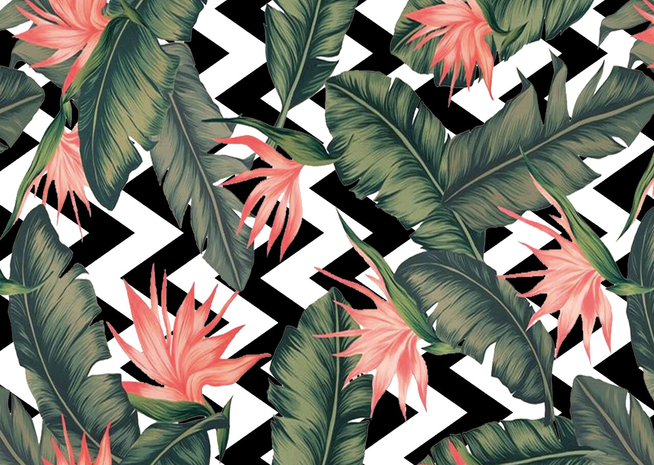 floorevents.com Placemat vinyl | Palm leaves