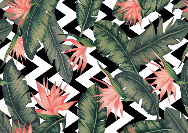 floorevents.com Placemat vinyl | Palm leaves