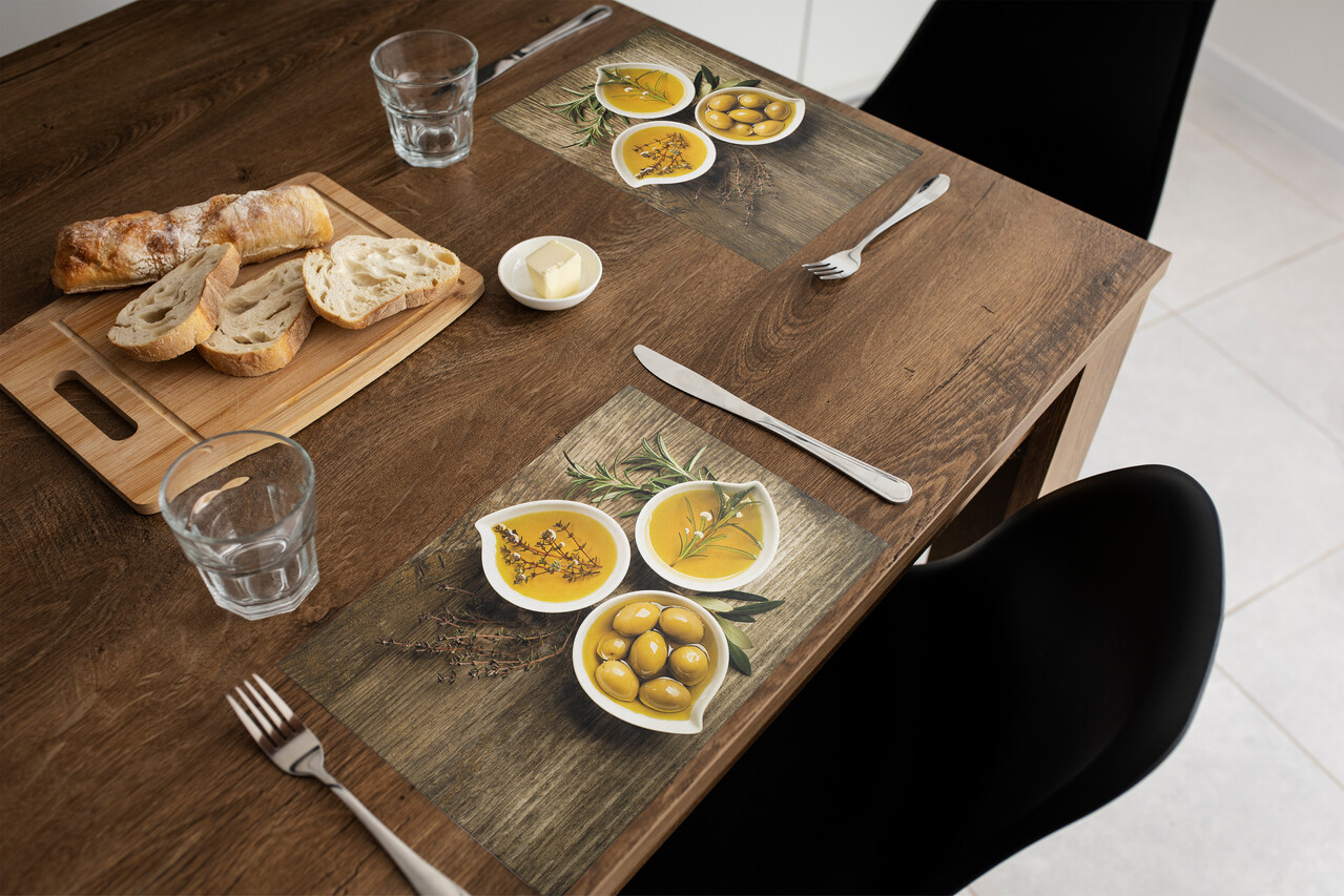 vinyl  Placemat | Olive
