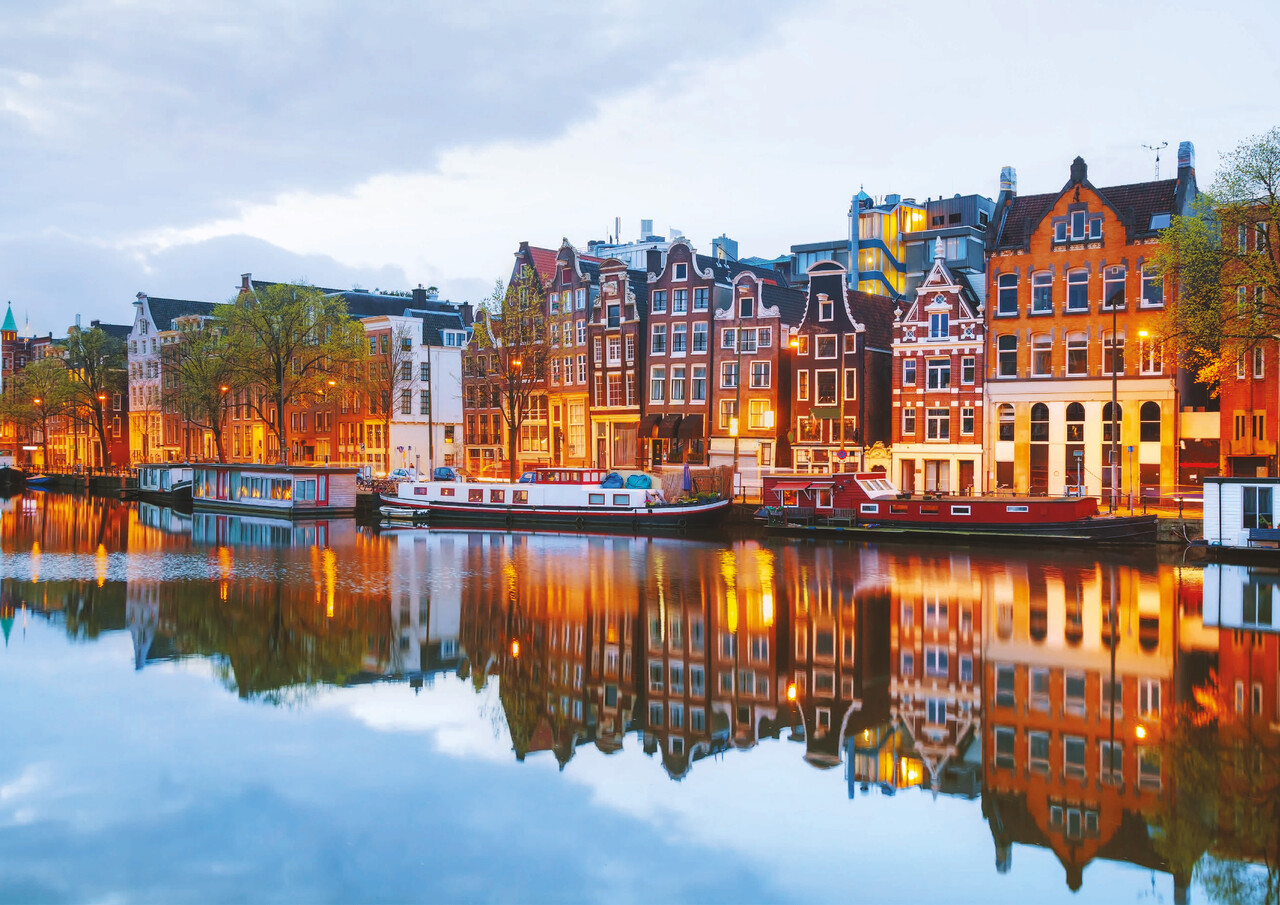 Tischset Vinyl | Grachten von Amsterdam