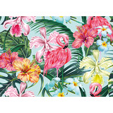 Tischset Vinyl | Flamingo